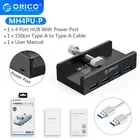 ORICO MH4PU Алюминий 4 usb-хаб 3,0 с источником питания супер высокая скорость расширения 5GBPS передача данных подходит для ноутбука