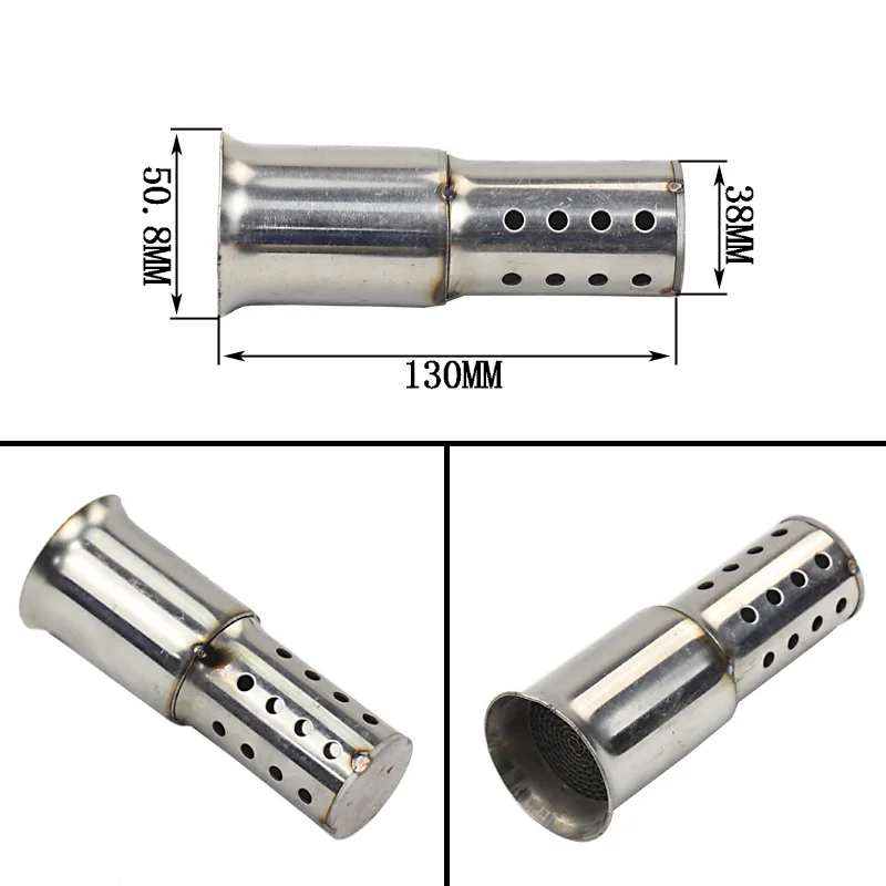 

Universal 51MM Catalyst DB Killer Stainless Steel Motorcycle Exhaust Muffler Silencer Noise Sound Eliminator for Moto Modified