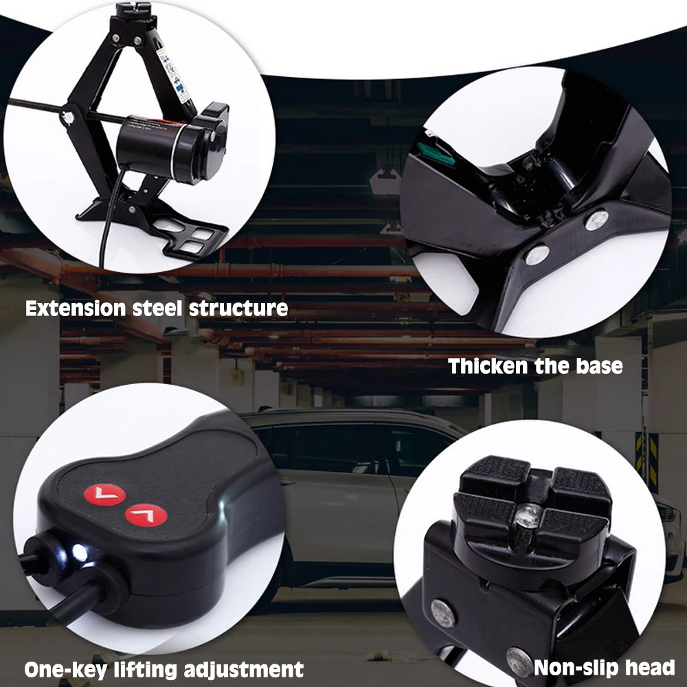 4400 фунтов 12 в автомобильный домкрат Электрический Джек подъемник Портативные