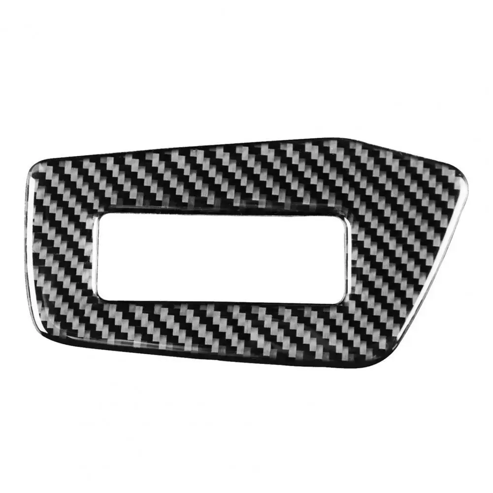 

Left-wheel drive frame sticker decoration strong sticky carbon fiber headlight switch 2019 Audi A6L A7 Interior Stickers