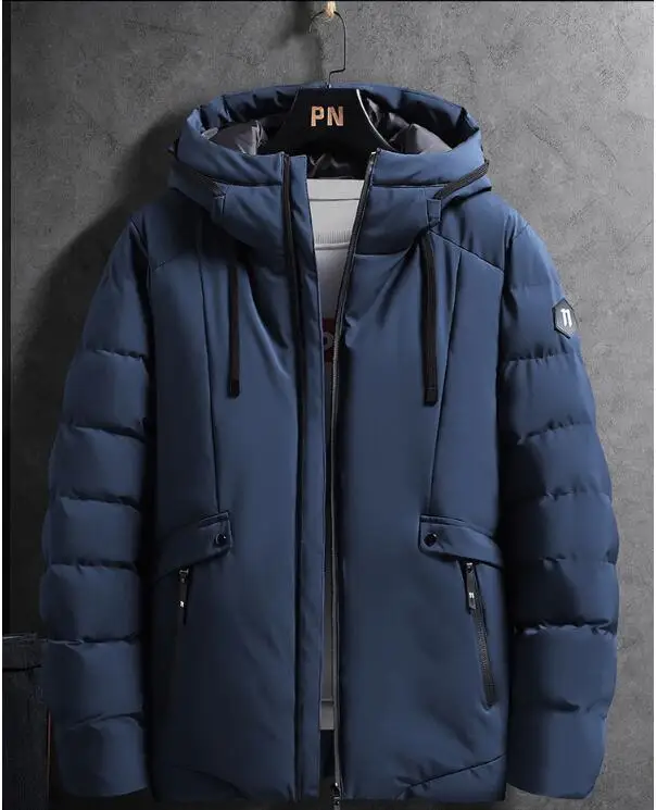 

2020 New Winter Warm Jacket Men Cotton Hoodied Parka Coat Men Thicken Zipper Mens Jackets