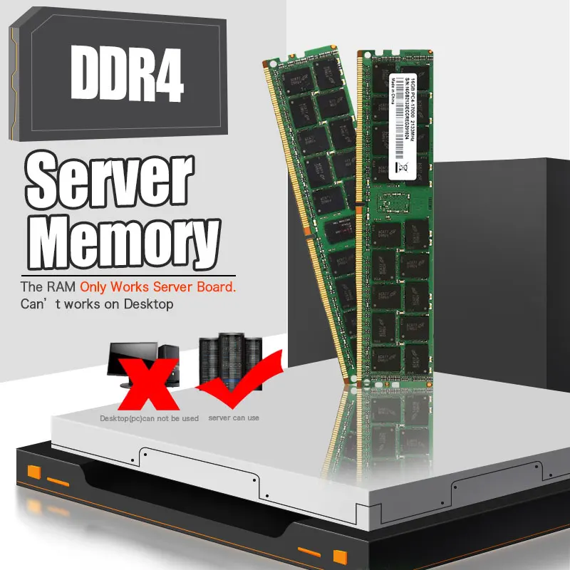 

JINGSHA DDR4 ECC REG Memory 4GB 8GB 16GB 32GB RAM 2133MHZ 2400MHZ Server Memory Support X99 Motherboard And X99dual Main Board