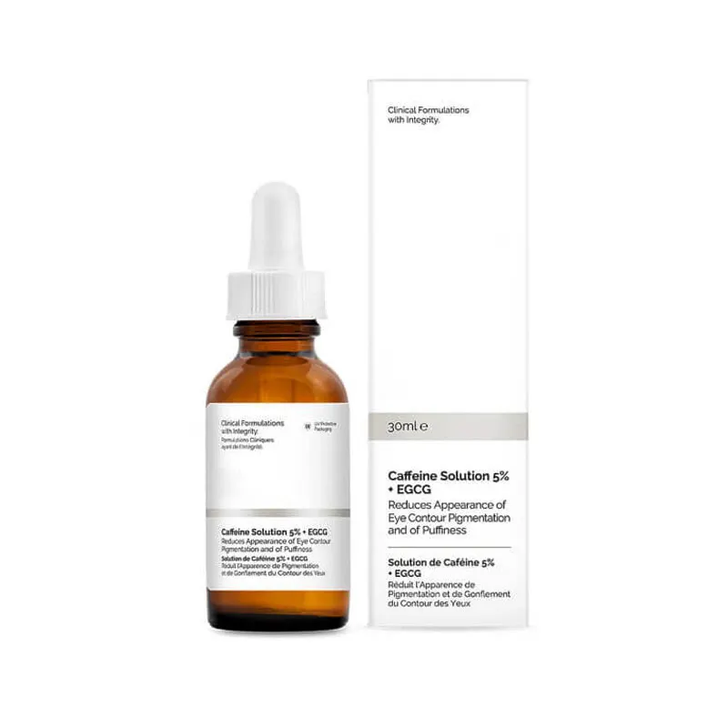 

Caffeine Solution 5% + EGCG Ordinary Reduces Eye Puffiness and Dark Circles Firming Face Repair Eye Essence Eyes Care 30ml