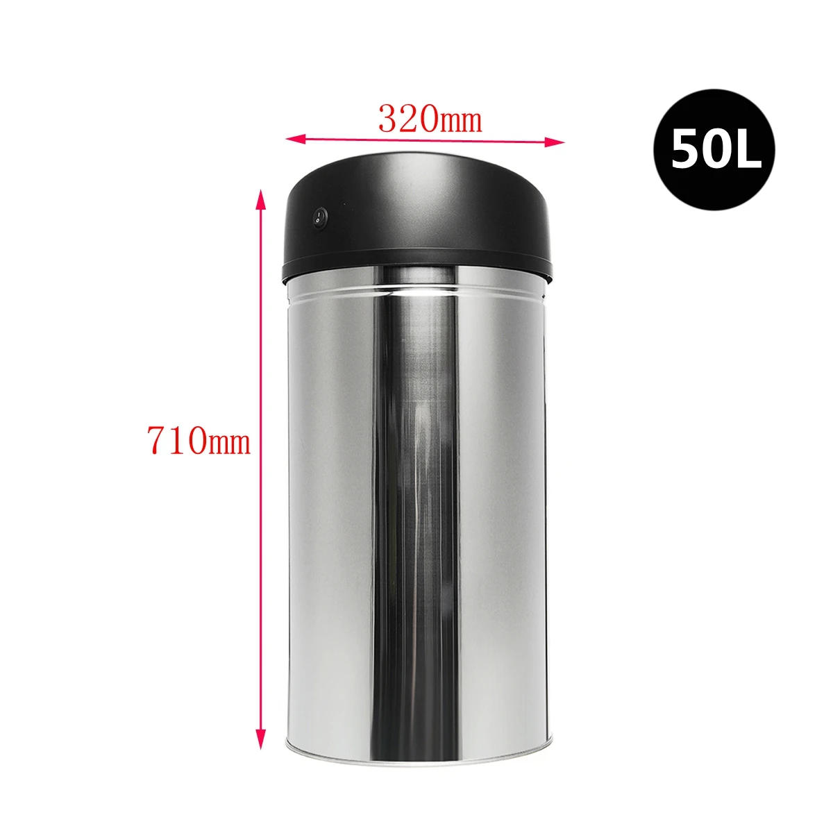 Автоматический мусорный бак из нержавеющей стали для кухни 30/40/50/60 л умный датчик