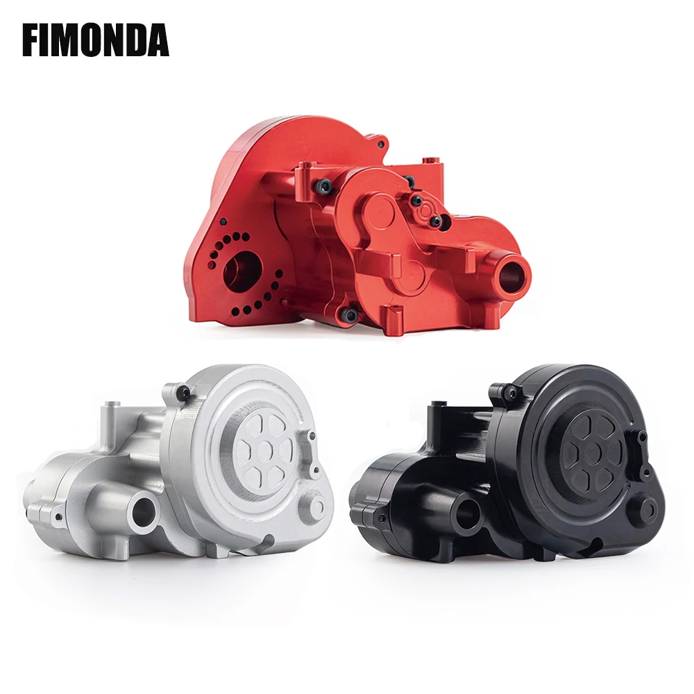 

Aluminum Alloy Transmission Housing Set Gearbox Cover for 1/10 4WD RC Car Axial RBX10 Ryft Rock Bouncer AXI03009 Upgrade Parts