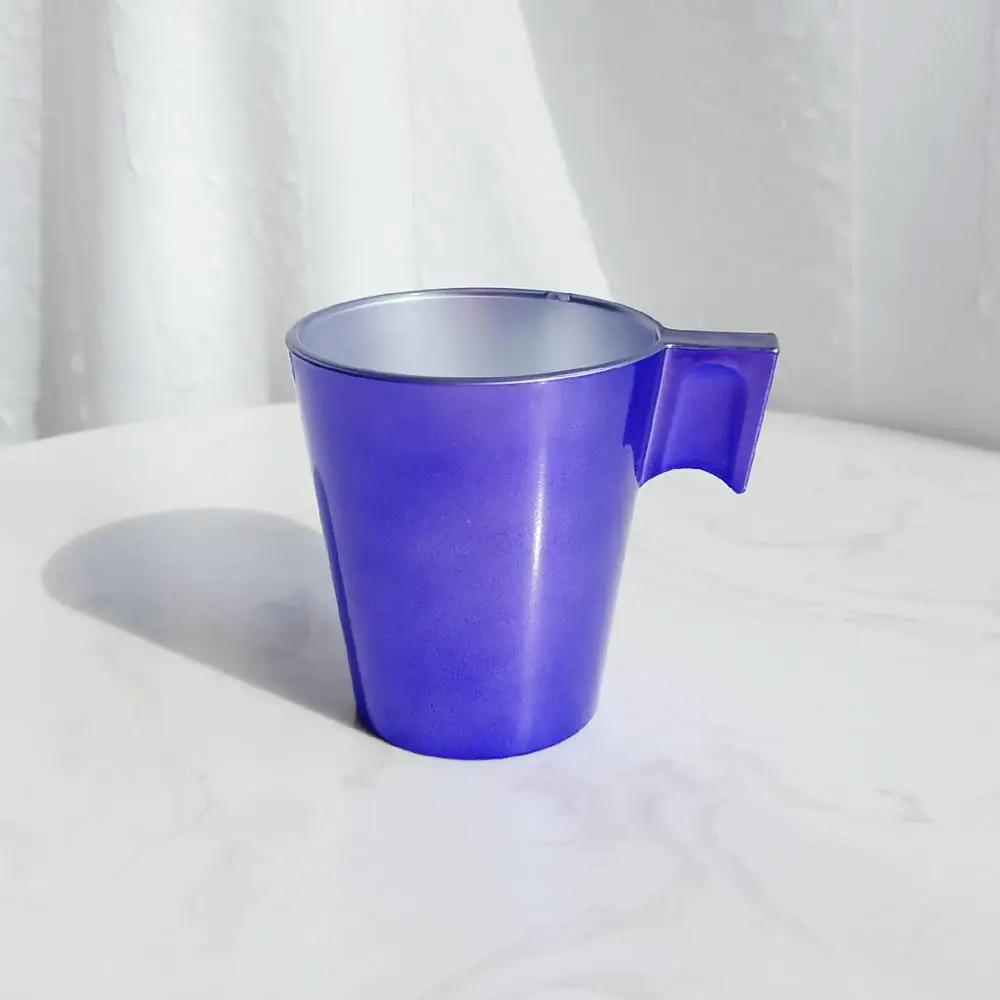 Кофейная чашка Luminarc Flashy 8Cl для эспрессо кружки золотой и фиолетовый цвета 75 мл