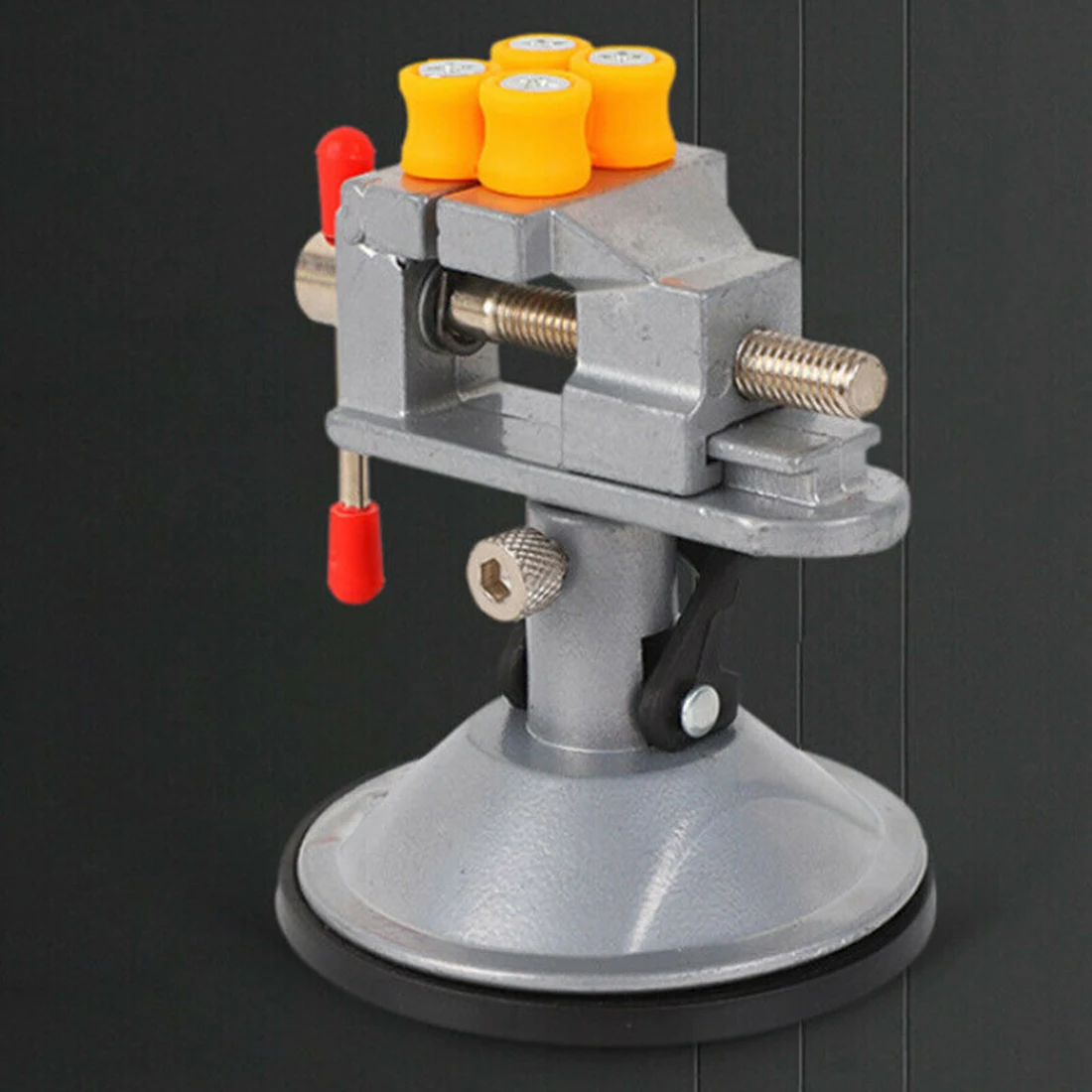 

360rotate Bench Table Vise Tool Vice Clamp Clips Portable Elastic jaw