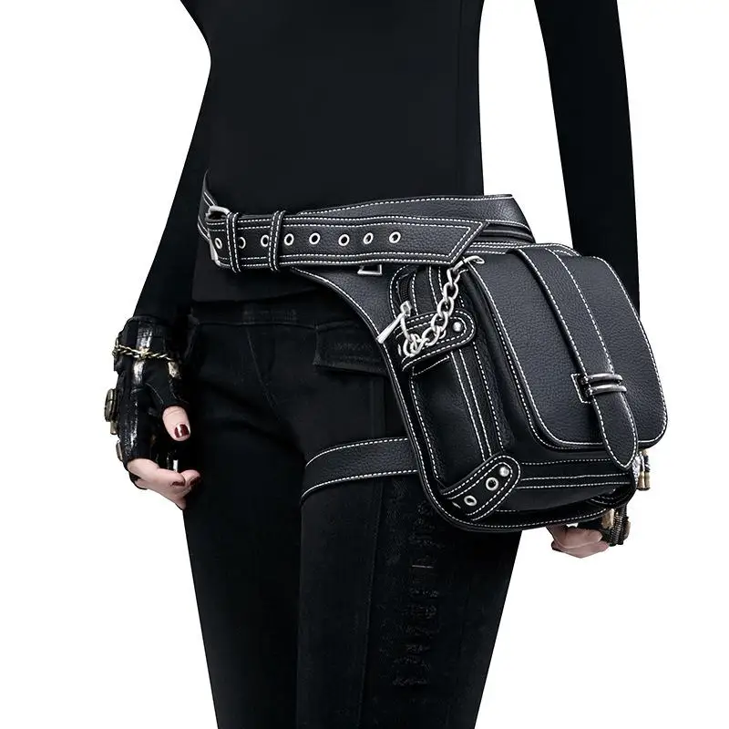 Steampunk Marsupio Retrò Borsa A Tracolla Singola Per Esterno Da Uomo Borsa Per Cellulare Da Donna Rivetti Sexy Marsupio Marsupi