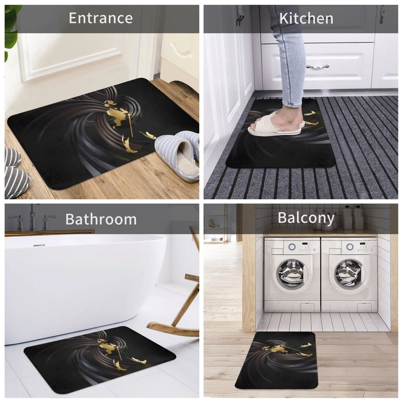 

Johnnie Walker Custom Floor Mat ,Front Carpet and Kitchen Carpet,for Bedroom, Laundry Room, Bathroom, Living Room Door Mat