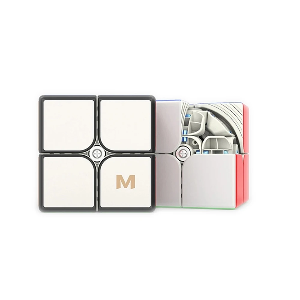 

Yongjun Magnet MGC Elite 2X2x2 Speed Magic Cube Educational Professional Mini 51mm Magnetic 2x2 Puzzle Cubo Magico Toys for Kids