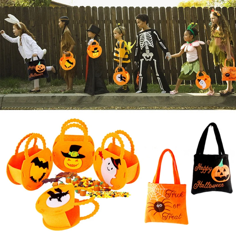 1 шт. Подарочный пакет для конфет на Хэллоуин|Сумки вещей| |