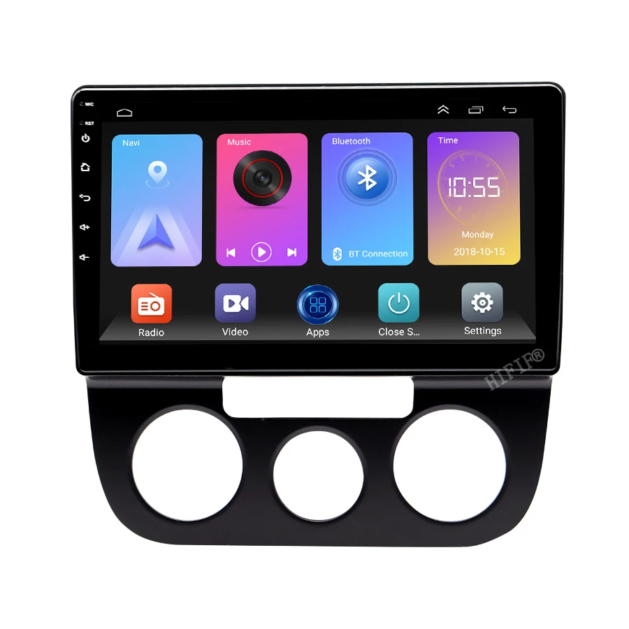 Автомобильный радиоприемник 10 дюймов android 2 дюйма для vw Jetta 5 2005-2010 четырехъядерный