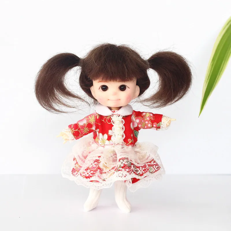 

Ob11 doll dress bib dress baby dress 1/12 BJD GSC maid suit Dress Molly can be worn skirt + socks doll accessories