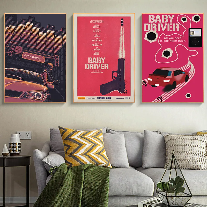 

TV Series Baby Driver White Coated Paper Poster Printed Good Quality Wall Posters Home Room Art Painting