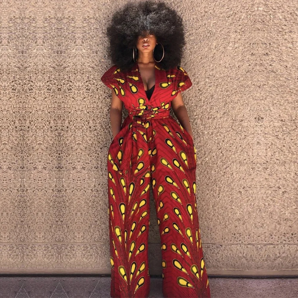 2020 новые модные африканские платья для женщин с принтом Дашики широкие брюки