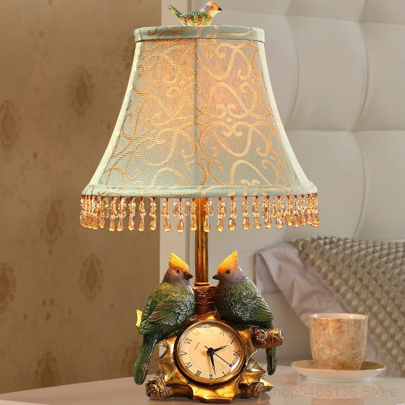 Декоративная Птица из Искусство настольная лампа деко для Гостиная Nordic дома