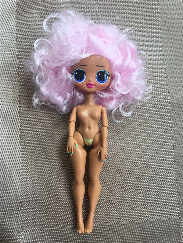 pink hair Модная Кукла-сестра, голова, оригинальное Тело, кукла для девочки, игрушка для волос, сделай сам, кукла, игрушка, часть для девушки, мода, сделай сам, туалетная игрушка, 1/6, кукольные парики - Цвет: pink hair