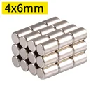 Круглый редкоземельный магнит  4x6 мм N35, мощный дисковый магнит, магнит, магнит для рукоделия, большое количество