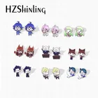 Новое поступление Аниме Mairimashita! Iruma-kun Iruma Clara Valac акриловые серьги со вставками из эпоксидной смолы серьги-гвоздики ручной работы