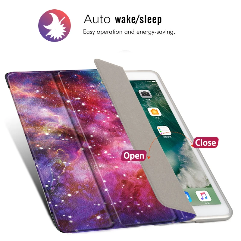 Чехол из ТПУ с принтом для ipad air 2 9 7 '񟭒 2017 5th 6th gen силиконовый смарт чехол apple