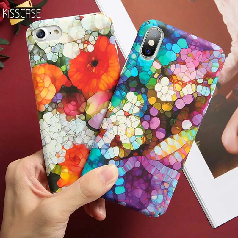 KISSCASE рыбные весы чехол для samsung S10 S9 S8 Plus S7 цветной жесткий мраморный Edge Note 8 9 Coque |
