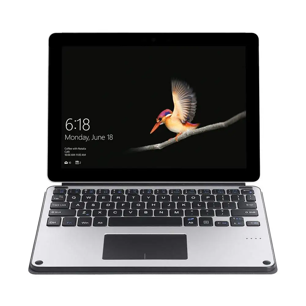 Для Microsoft Surface Go 10 дюймовая клавиатура Bluetooth беспроводная алюминиевая сплав США