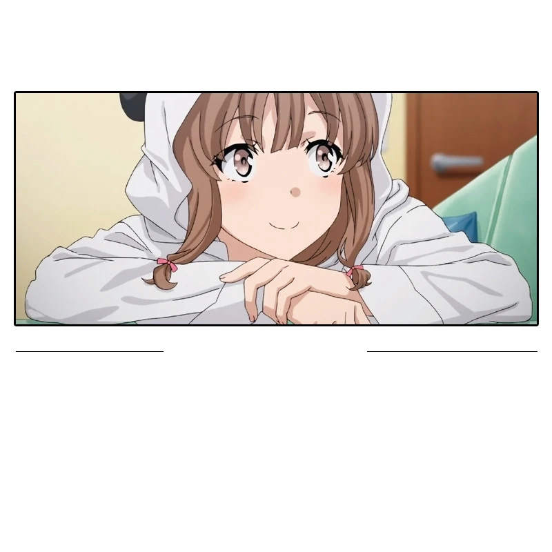 1 шт. аниме мультфильм Rascal не мечта о девочке Банни Senpai Sakurajima Mai коврик для мыши с