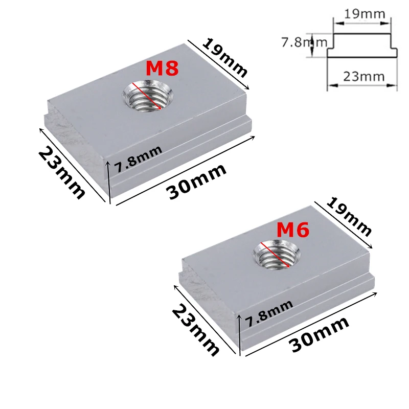

5 шт. M6 M8 винт слот крепежных т-трек откатные Алюминий сплава гайка Фасонная Т-образная фреза для деревообработки винт приспособлений застеж...