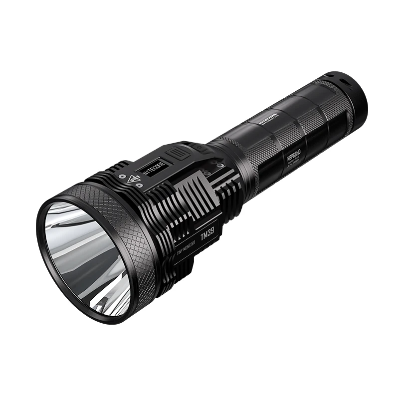 1500 м Макс пледы Nitecore TM39 5200 люмен светодиодный фонарик многофункциональный OLED
