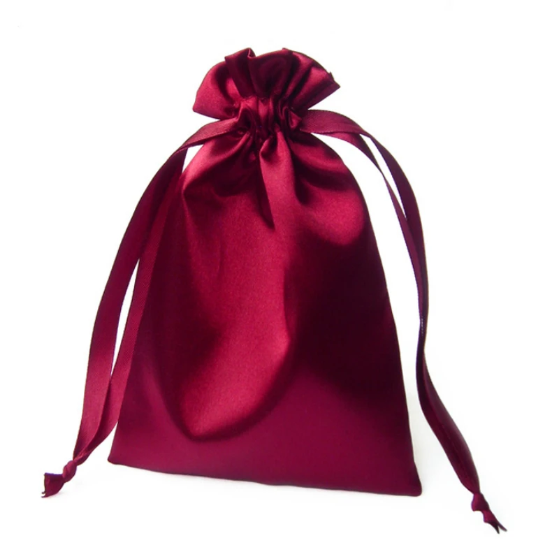 шнурок для мешочка атласный. мешочек из шелка. мешочки для нижнего белья. атласные мешочки для украшений. Martsevaya brand grace, шоколад.