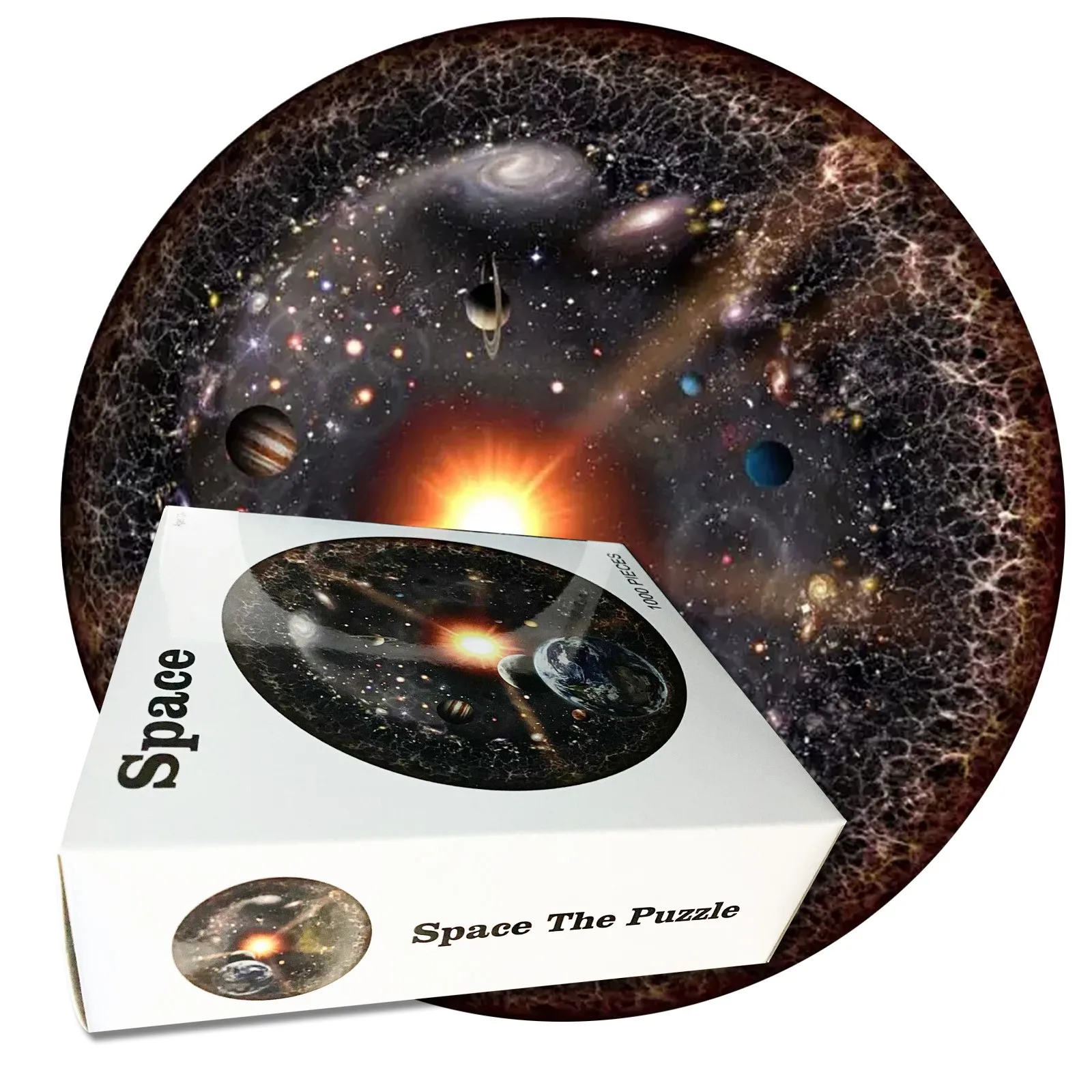 

Space Universe Round Puzzle Series Adult Puzzle 1000 Pieces Children's Educational Toy Set Interesting Toys Personalized Gift