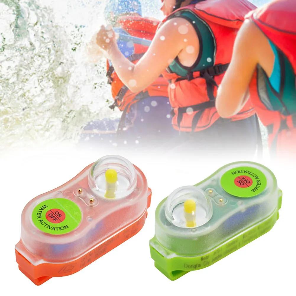 Life Jacket Light Outdoor Seawater Signal Vest Emergency Coat Lamp Survivor Saving Locator Lights Surfing Self-Lighting | Спорт и