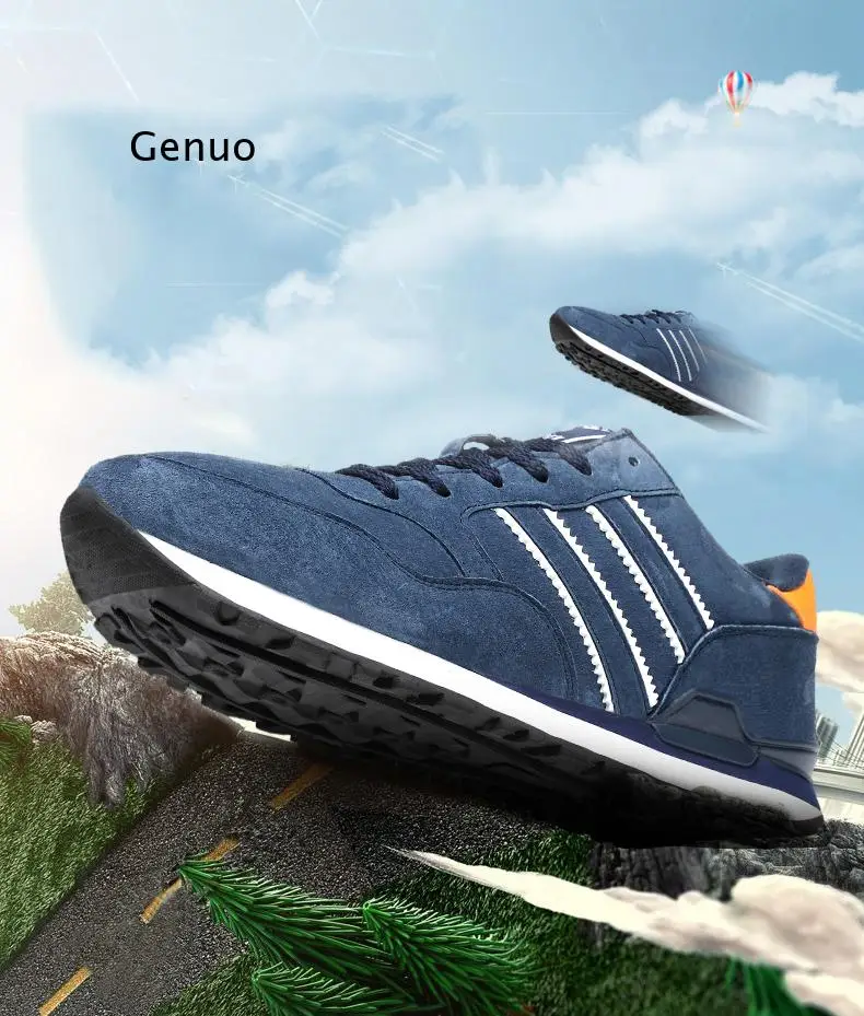 

Men's Casual Shoes Simple Suede Lightweight Breathable 2021 Fashion Anti-Collision Cushioning Wear-Resistant Non-Slip Shoes Men
