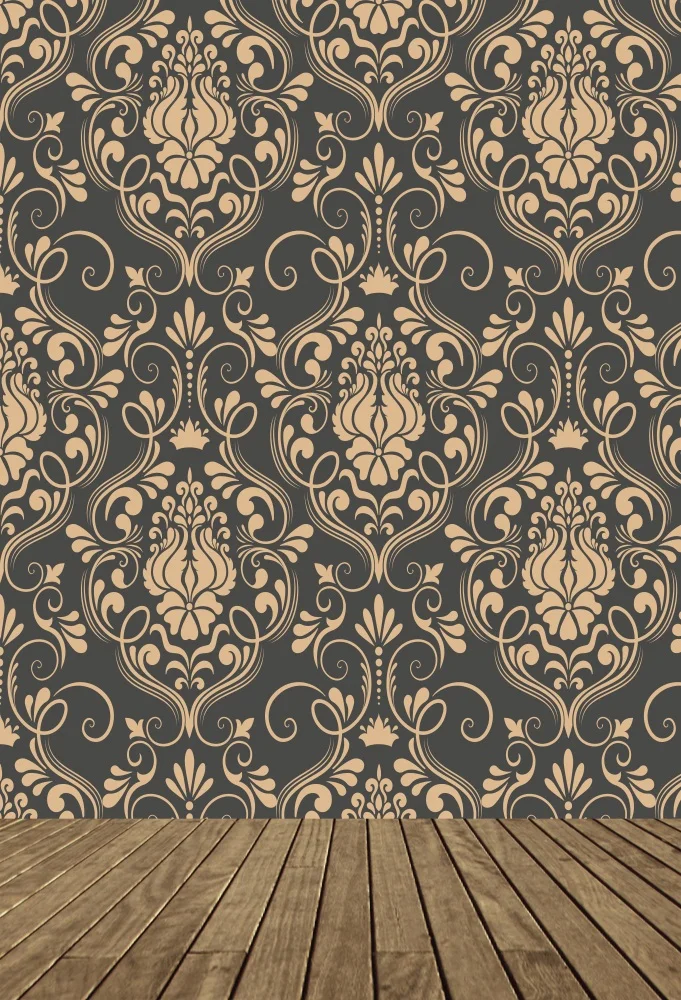 Винтажный дамасский фон для фотосъемки с цветочным рисунком|Фон фотосъёмки| |