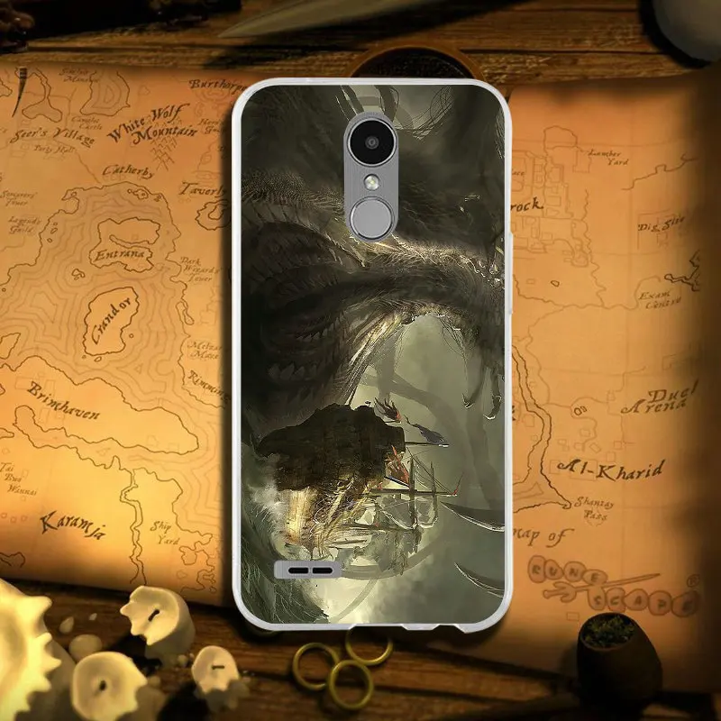 Силиконовые Мягкие ТПУ чехлы для телефонов Sea Monsters Kraken LG K4 K7 K8 K10 2017 V10 V20 V30 G2 G3 Mini G4 G5