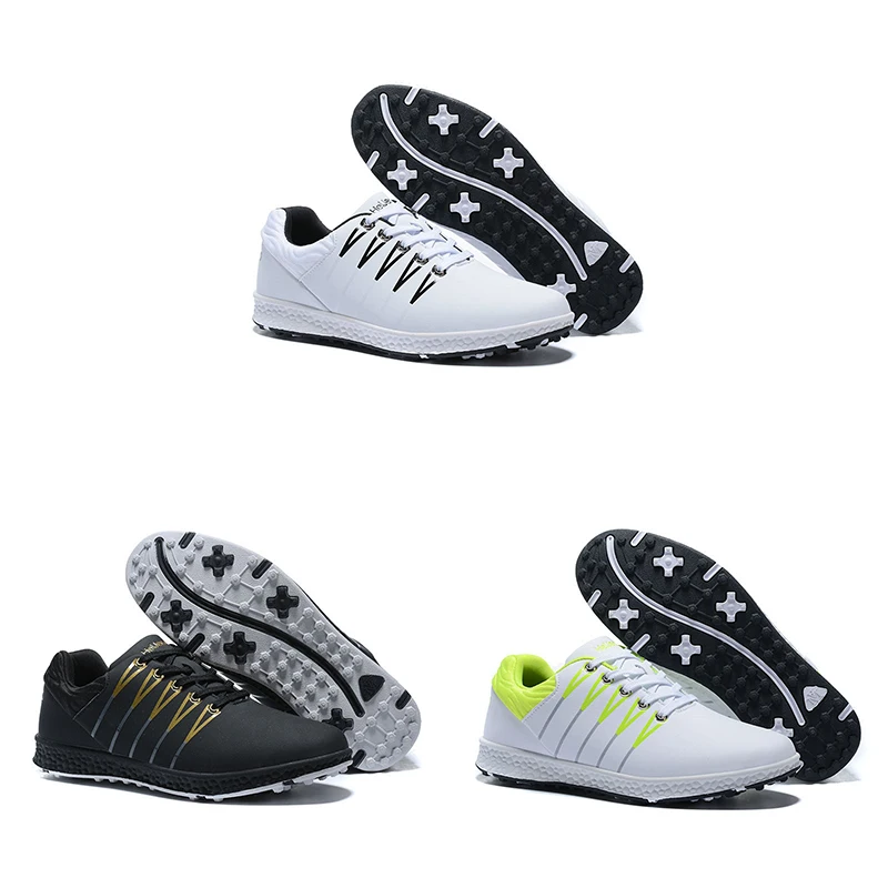 

Golf Shoes Woman Waterproof Breathable Antiskid Sneakers Sports Tennis Spiked Trainers Leather Casual Clubs Shoes 여자골프신발