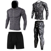 gym fitness sportswear compression mens sportswear quick drying running clothes high quality clothes jogging training clothes