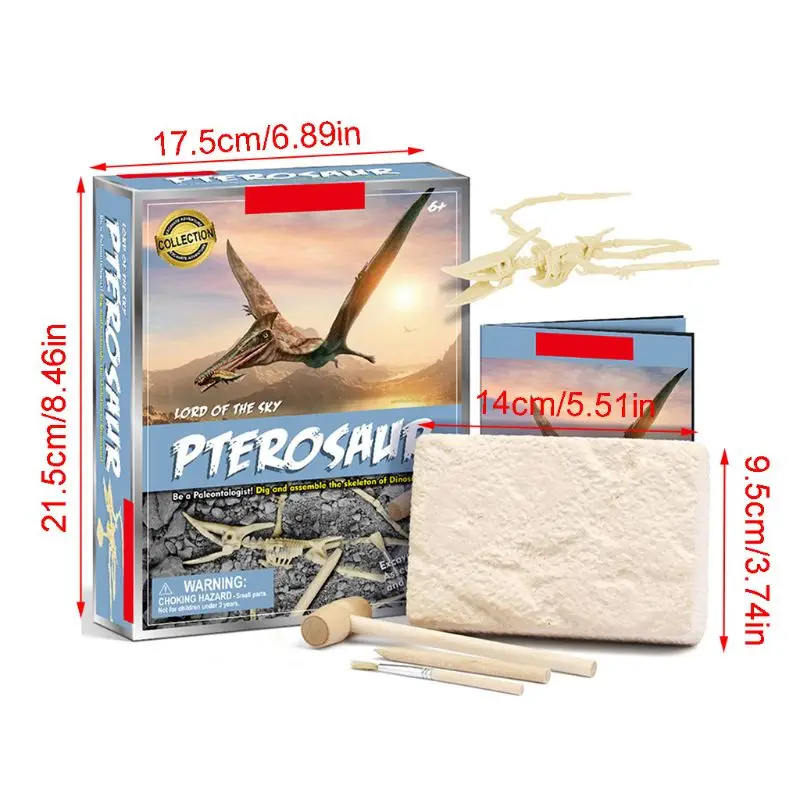 DIY Крокодил динозавр новинка копание окаменелостей раскопки игрушки для детей