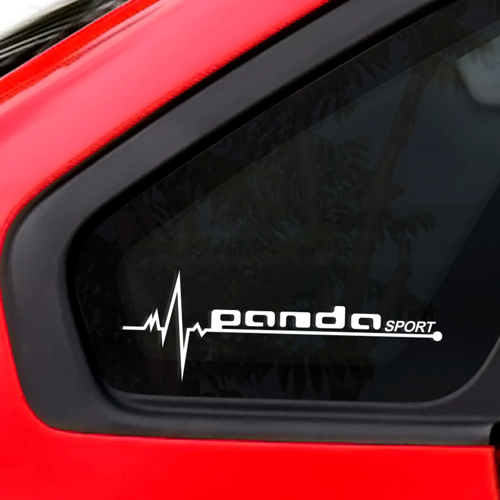 2 шт. спортивные автомобильные наклейки и для Fiat Panda Авто Светоотражающие
