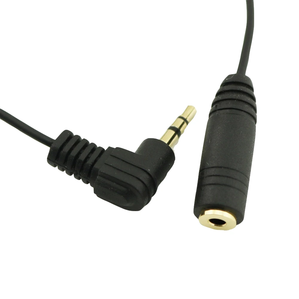 1x позолоченный 3-полюсный штекер 2 5 мм переходник папа на мама удлинитель M/F