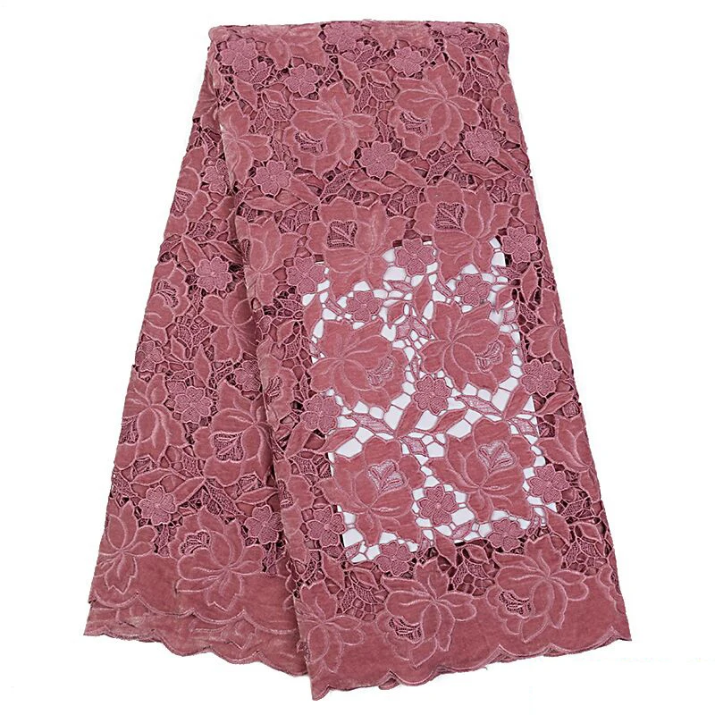 Новейшее высокое качество тяжелая вышивка Африканский ветер хлопок ткань шифон