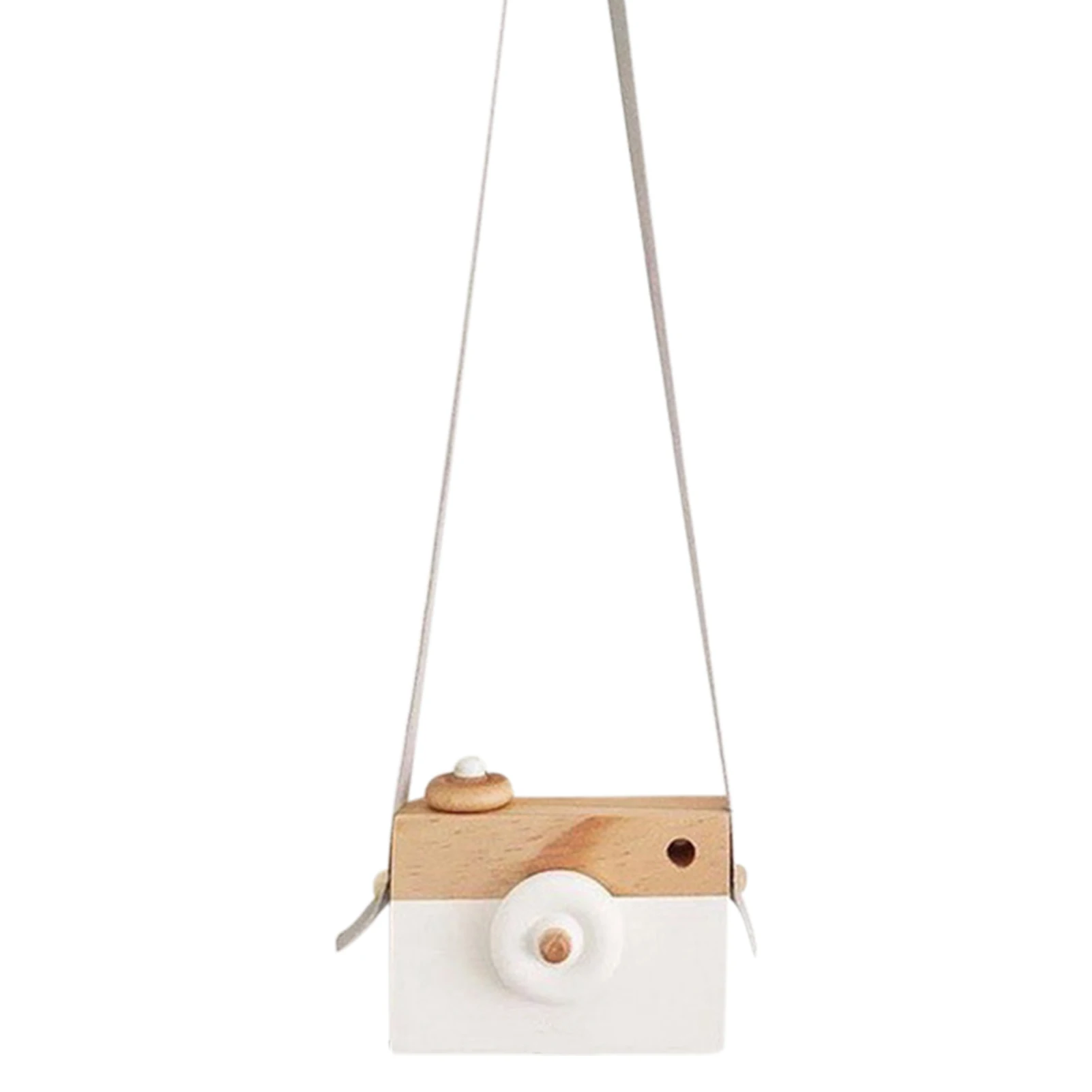 

Детская игрушка-фотокамера деревянная фотокамера рандомная для детей обучающая игрушка декор с веревкой Монтессори обучающая игрушка