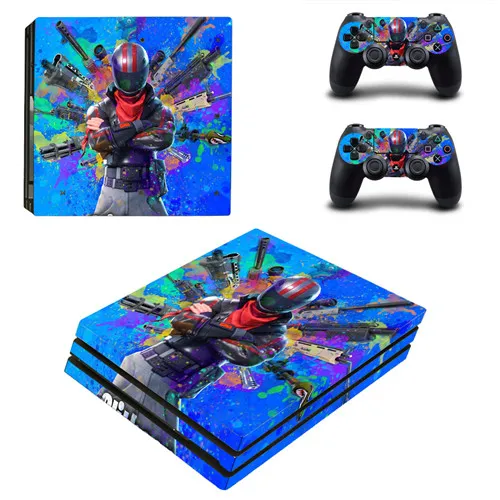YSP4P-3648 PS4 Pro наклейка на кожу виниловая для sony Playstation 4 консоль и 2 контроллера PS4 Pro наклейка на кожу - Цвет: YSP4P-3648