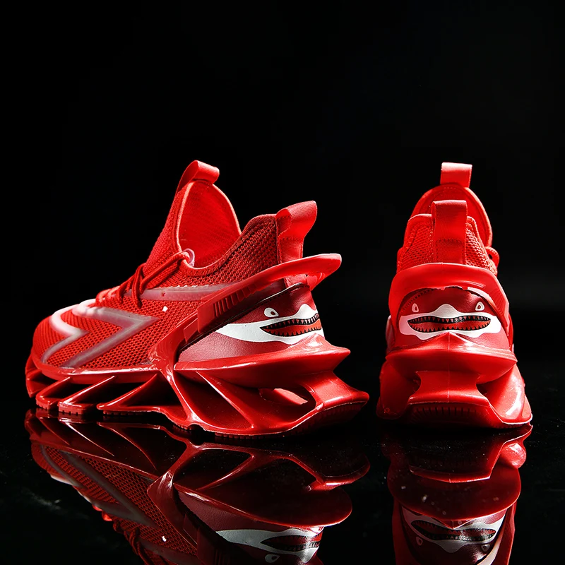 

Blade Running Shoes for Men Luminous Breathable Mesh Designer Sneakers Man Jogging Walking Athletics Trainer Sports Shoes