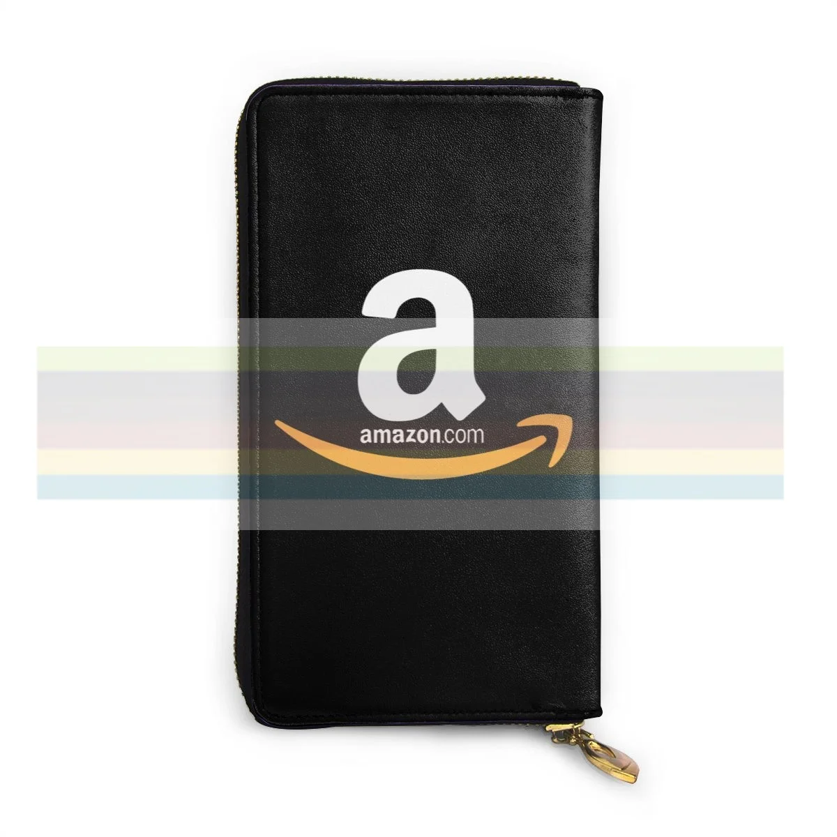 Новинка мужской и женский кожаный Смарт-кошелек с логотипом Amazon сумка для