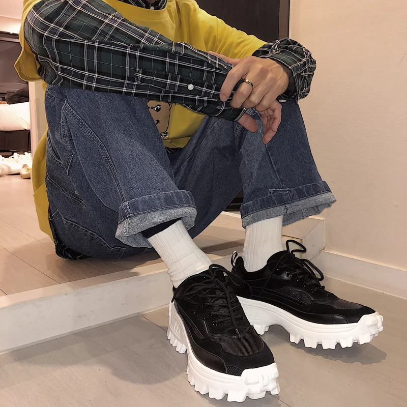 Кроссовки мужская обувь новая летняя прогулочная Мужская Вулканизированная из