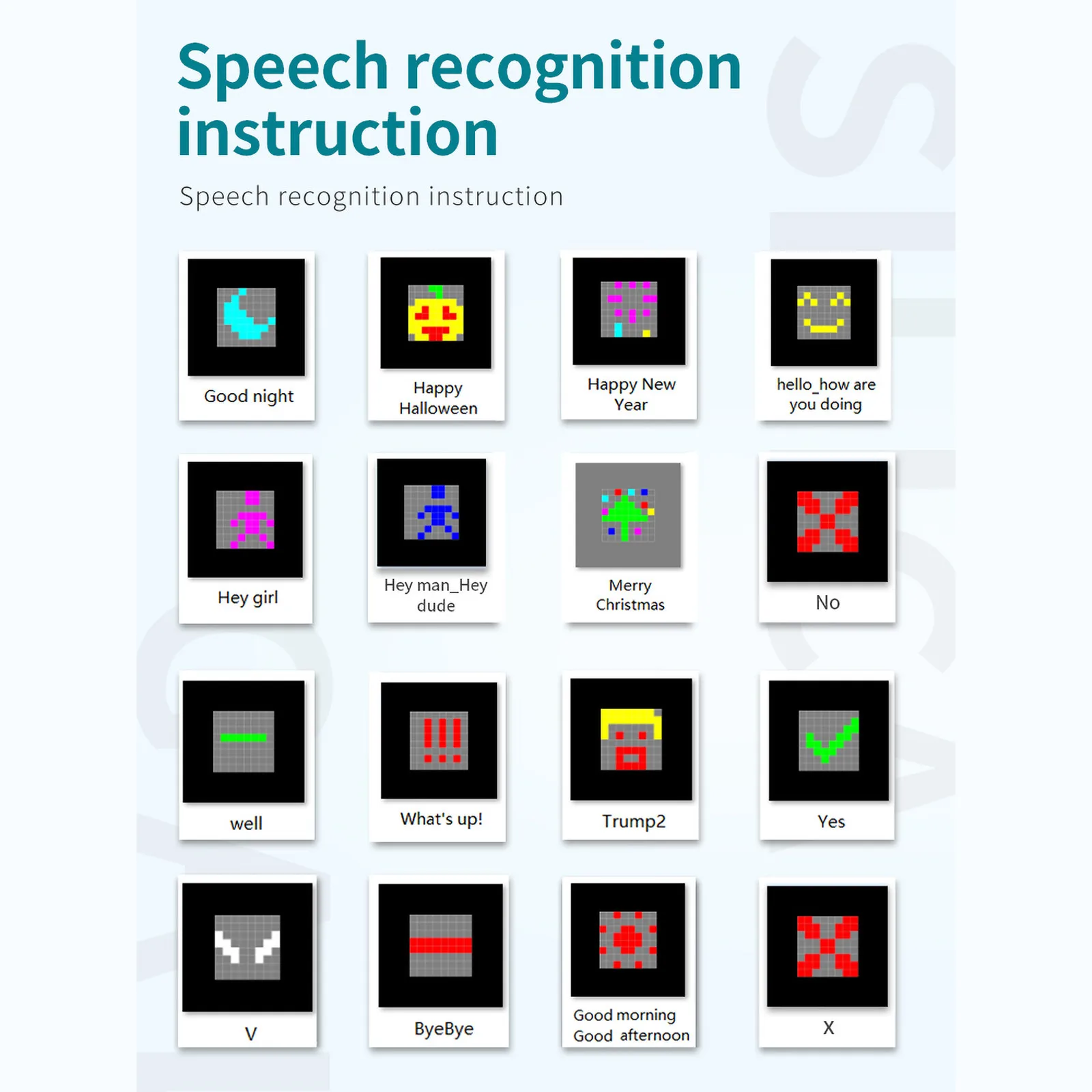 

1PC LED Voice-Activated Luminous Mask Mask Masquerade Festival Party Face Mask not filter not USB cable masque