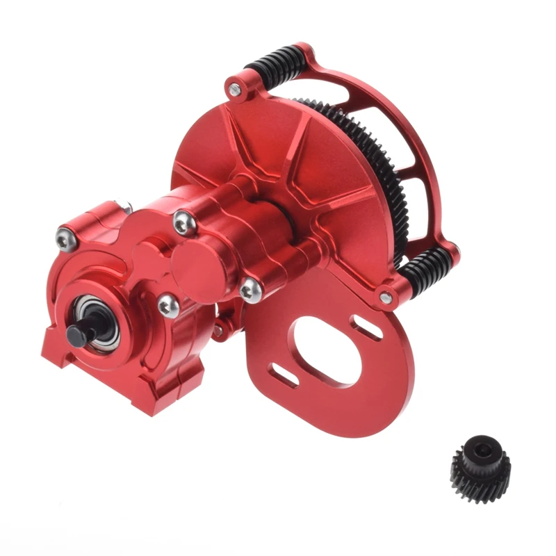 Сплав CNC шасси/коробка передач Чехол передачи центр коробка 2 скорости для 1:10 RC4WD