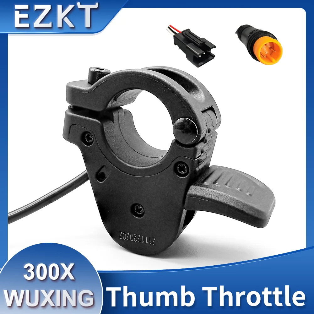 

Electric Bicycle Accessorie WuXing 300X Ebike Thumb Throttle Left/Right Finger Throttle 24V 36V 48V 60V 72V Universal Voltage