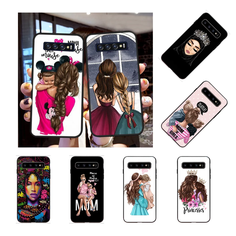 NBDRUICAI мамы Арабская АФРИКАНСКАЯ ДЕВУШКА королева милый чехол для телефона Samsung S9